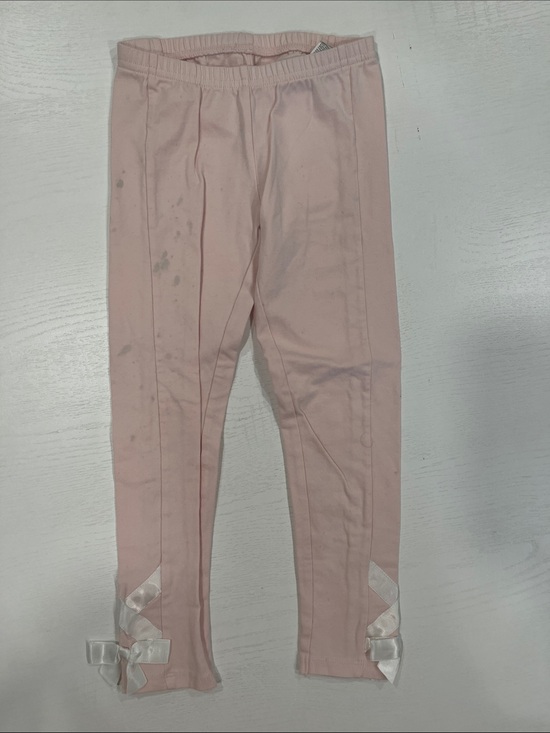 Janie and Jack Other - Janie and Jack Pale Pink Leggings with Satin Bows